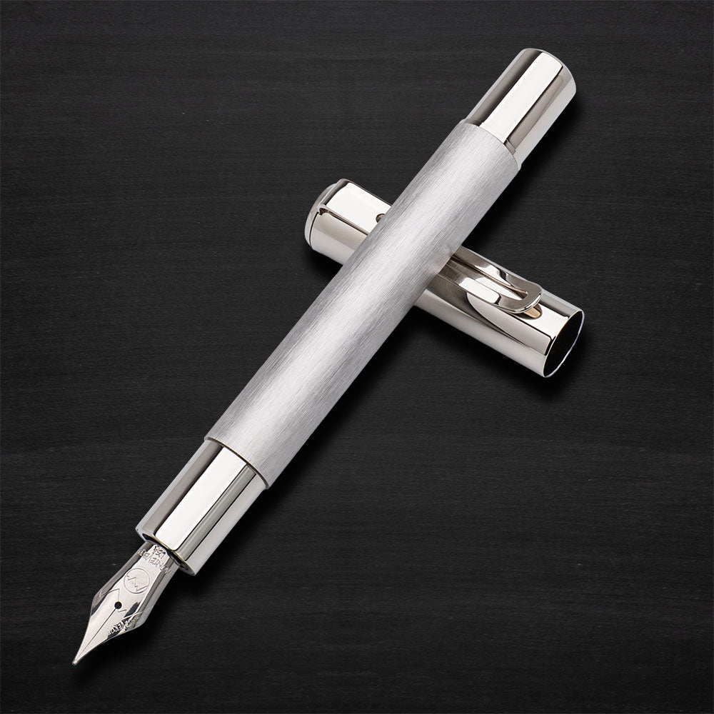 Monteverde Ritma Brushed Stainless Steel Fountain Pen
