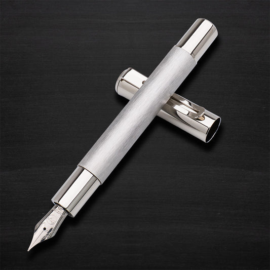 Monteverde Ritma Brushed Stainless Steel Fountain Pen
