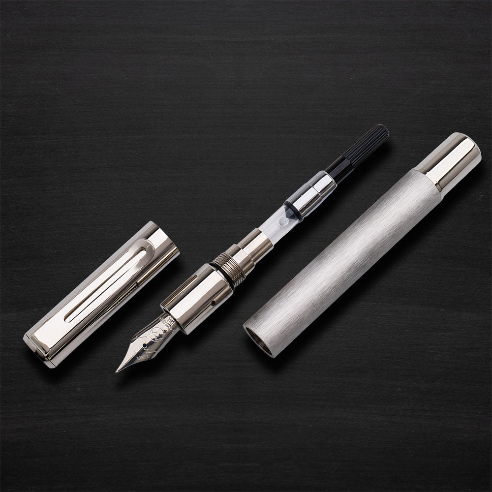 Monteverde Ritma Brushed Stainless Steel Fountain Pen
