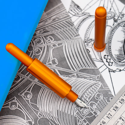 Monteverde Axis Orange Fountain Pen