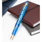 Delta Duna Oasis Blue with Rose Gold Trim Fountain Pen