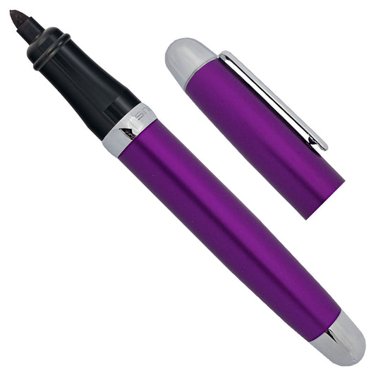 Sherpa Pen Cover Aluminum Purple with Chrome Trim