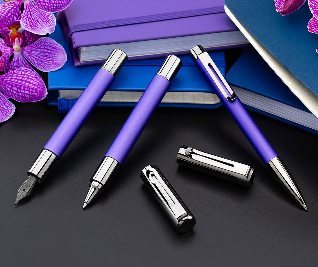 Monteverde Special Edition Ritma Midnight Orchid 3+2 Pen Set