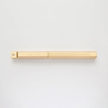 YSTUDIO Classic Revolve Portable Brass Fountain Pen