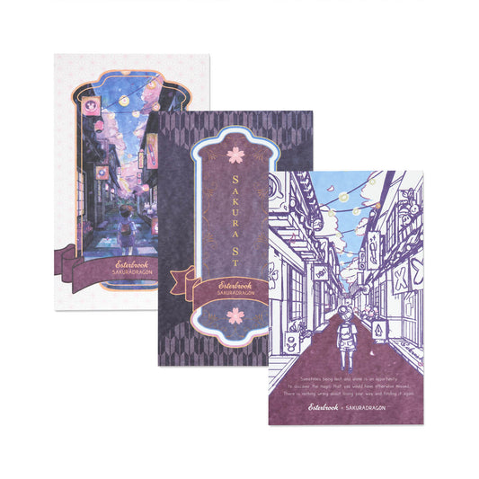 Esterbrook x Sakuradragon Blotter Paper Sakura Street