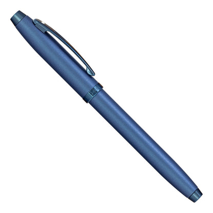 Sheaffer 100 Blue PVD Fountain Pen Medium Nib