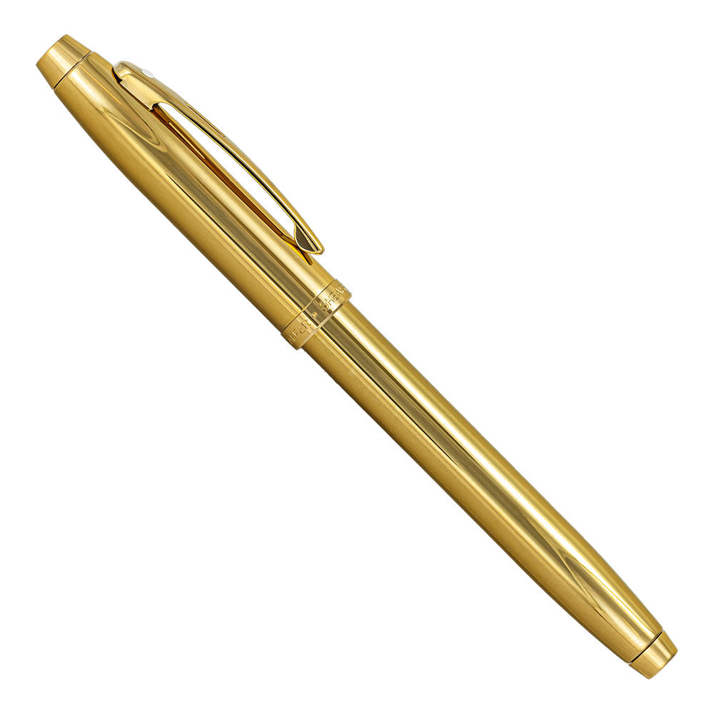Sheaffer 100 Gold PVD Fountain Pen Medium Nib