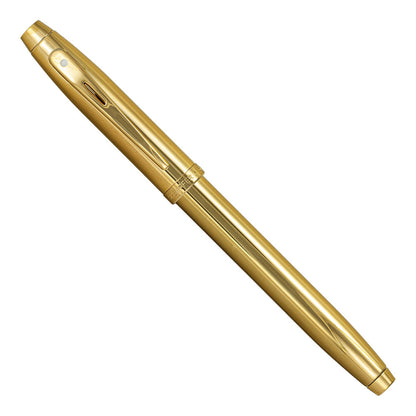 Sheaffer 100 Gold PVD Fountain Pen Medium Nib