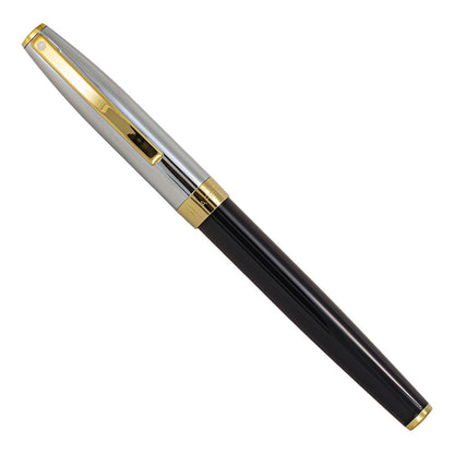 Sheaffer Sagaris Black with Chrome Cap Fountain Pen