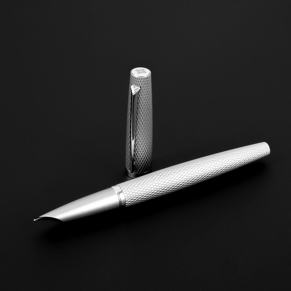 Diplomat Viper Silver Fountain Pen