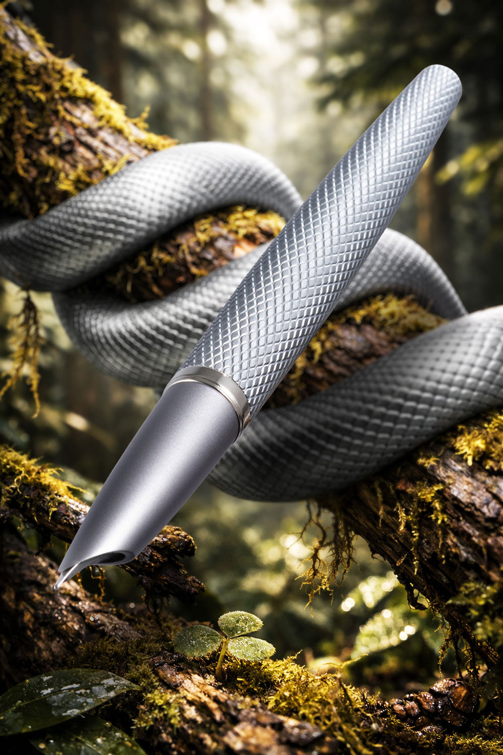 Diplomat Viper Silver Fountain Pen