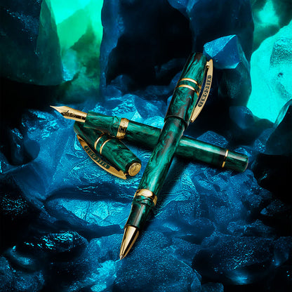 Visconti Limited Edition Homo Sapiens Dark Emerald Fountain Pen