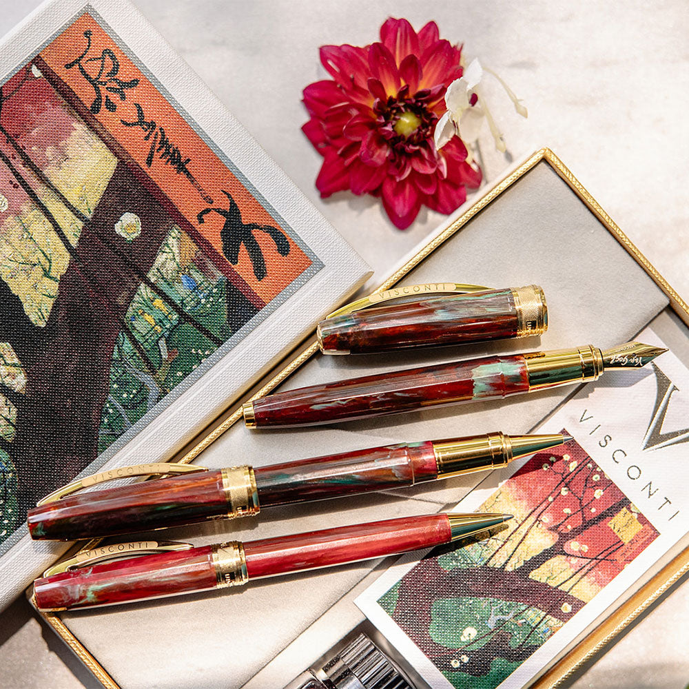 Visconti van Gogh Ballpoint Flowering Plum Orchard