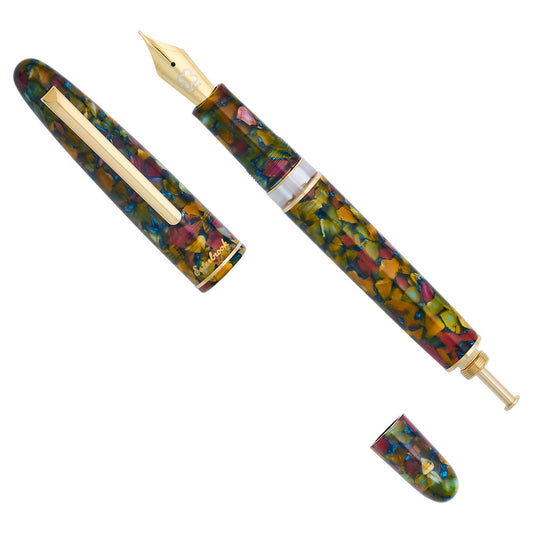 Esterbrook Estie Button Piston Fountain Pen Botanical Gardens Gold Trim