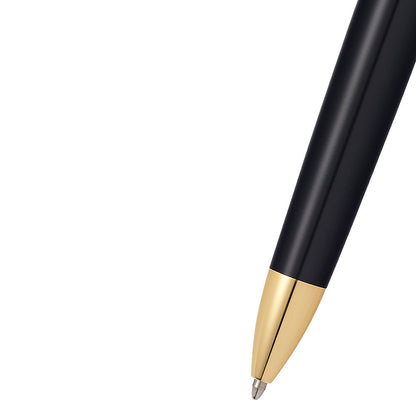 Cross Townsend Ballpoint Black Gold Trim