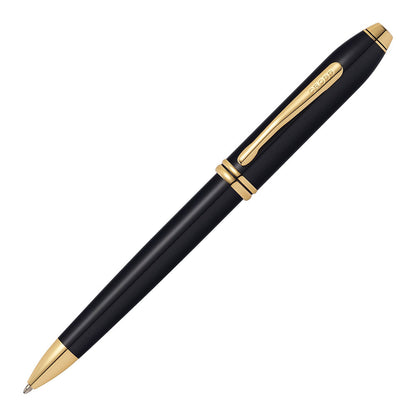 Cross Townsend Ballpoint Black Gold Trim