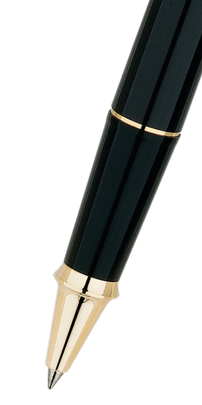 Cross Townsend Rollerball Black Gold Trim