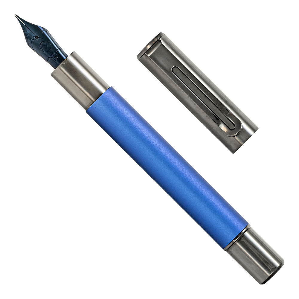 Monteverde Ritma Blue Fountain Pen Medium Nib (engraved)