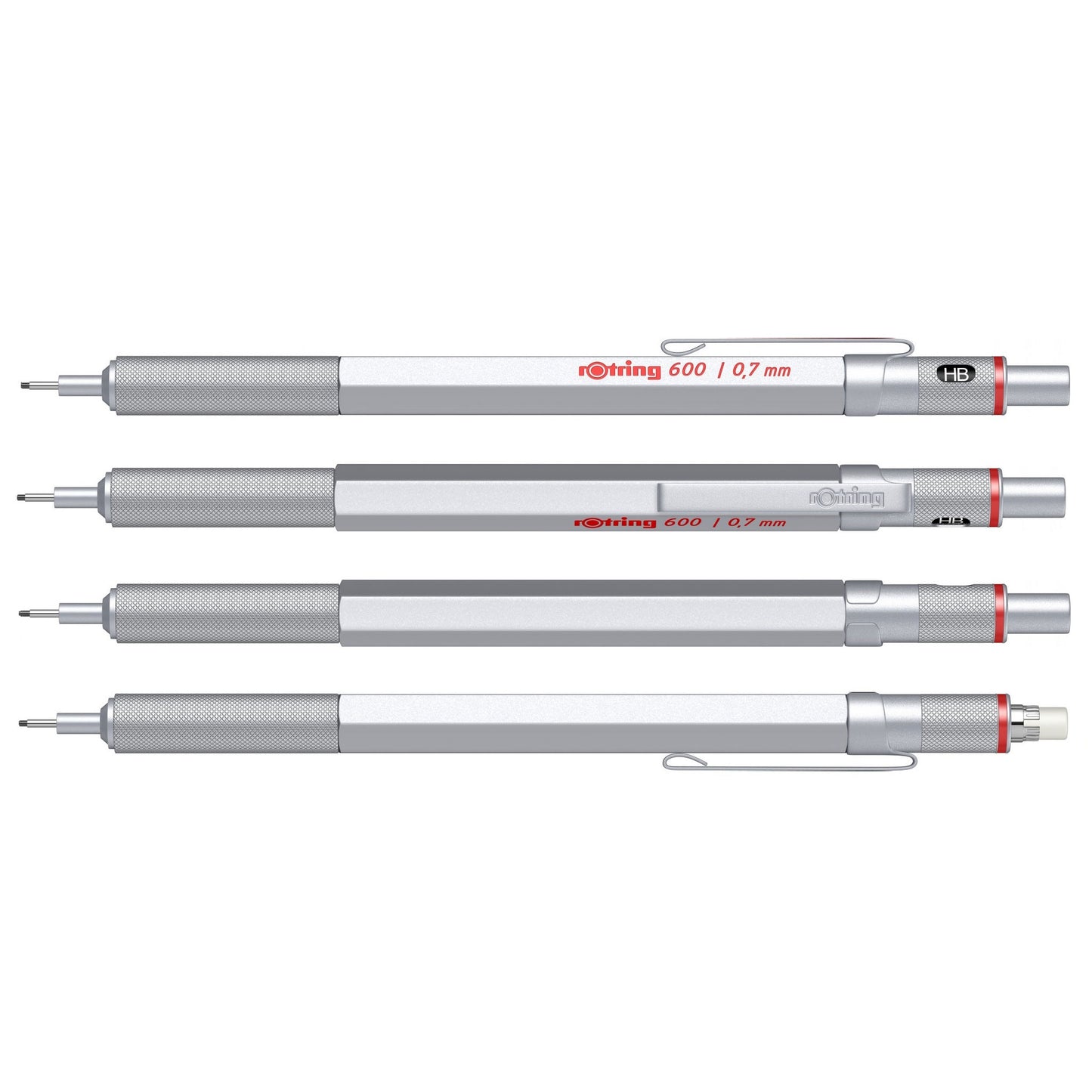 Rotring 600 Pencil Silver .7mm