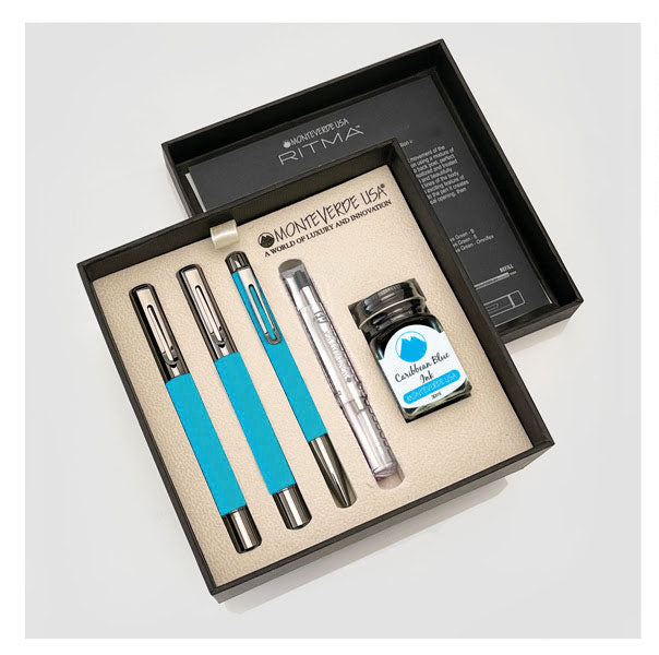 Monteverde Ritma Turquoise 3 Pen Set