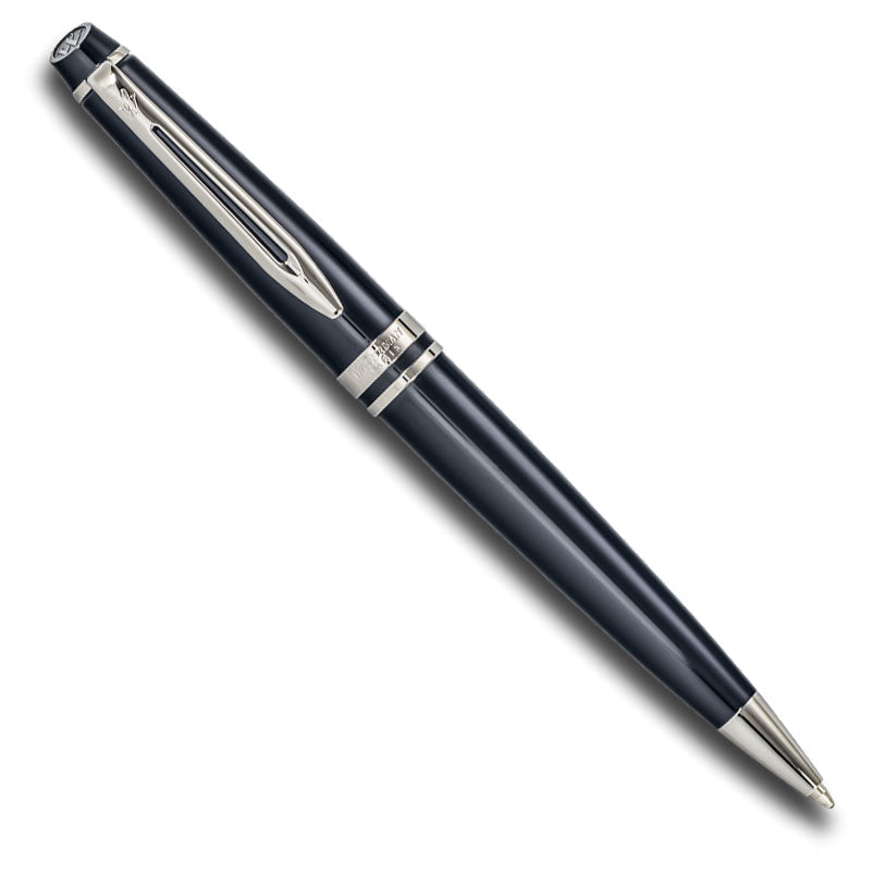 Waterman Expert Lacquer Ballpoint Black and Palladium (engraved)