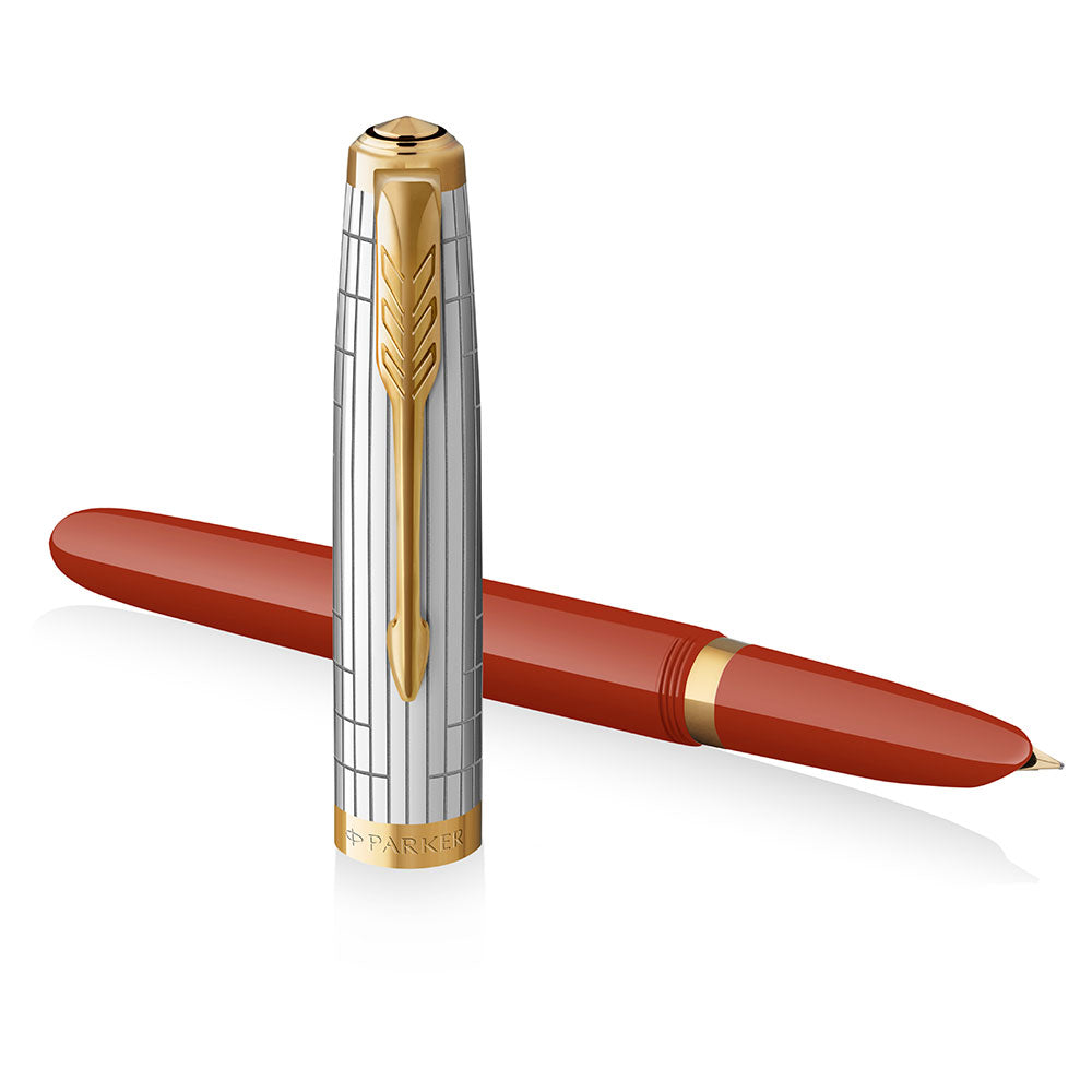 Parker 51 Premium Fountain Pen Rage Red