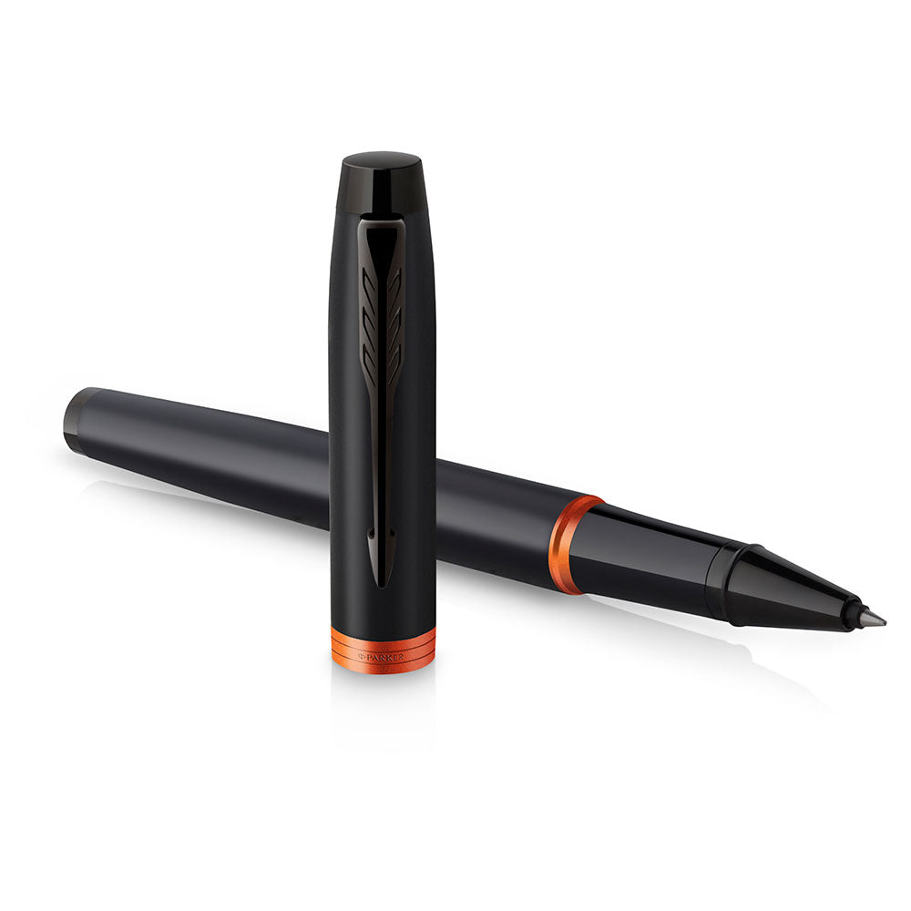 Parker IM Vibrant Rings Rollerball Flame Orange