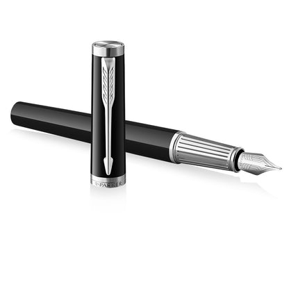 Parker Ingenuity Black Chrome Trim Fountain Pen