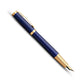 Parker Ingenuity Blue Gold Trim Fountain Pen