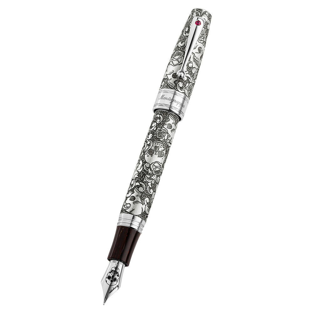 Montegrappa Limited Edition Extra Skulls & Roses Fountain Pen