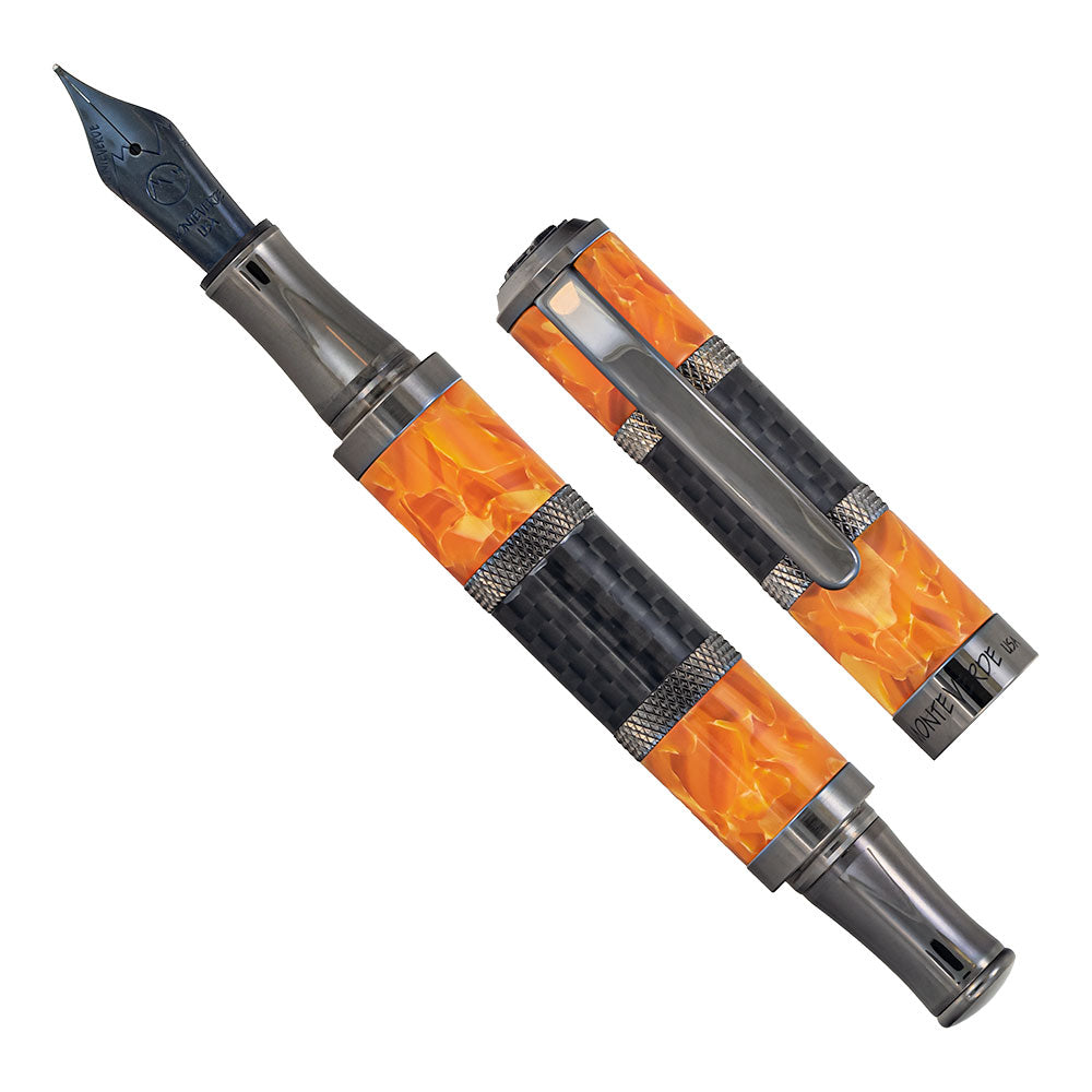 Monteverde Regatta Sport Orange and Carbon Fiber Fountain Pen