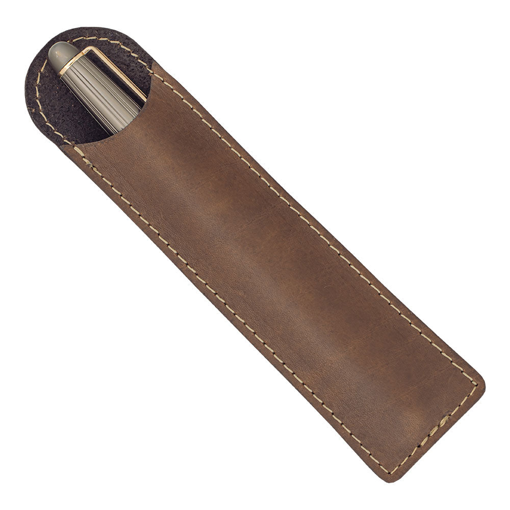 Colorado Pen Leather Pen Sleeve Brown