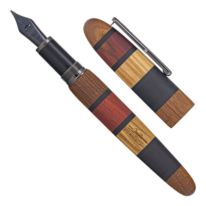 Conklin Limited Edition All American Quad Wood Fountain Pen