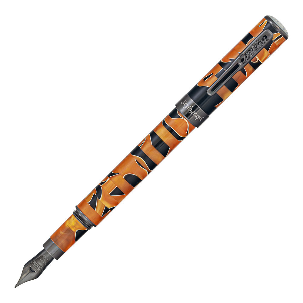 Conklin Stylograph Mosaic Orange Fountain Pen