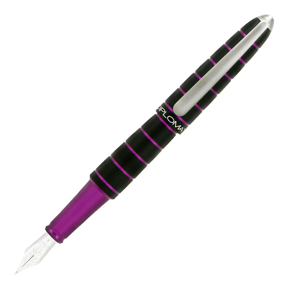 Diplomat Aero Elox Ring Fountain Pen Purple