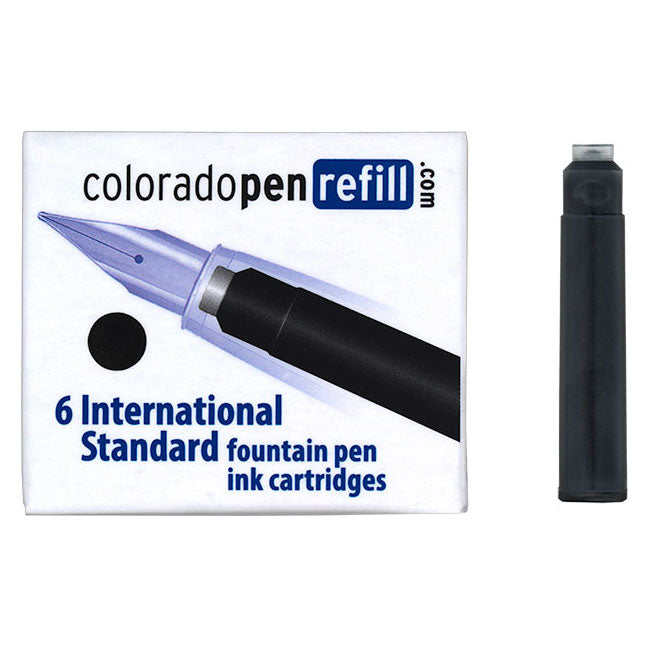 Colorado Pen International Standard Ink Cartridge (6 per box)
