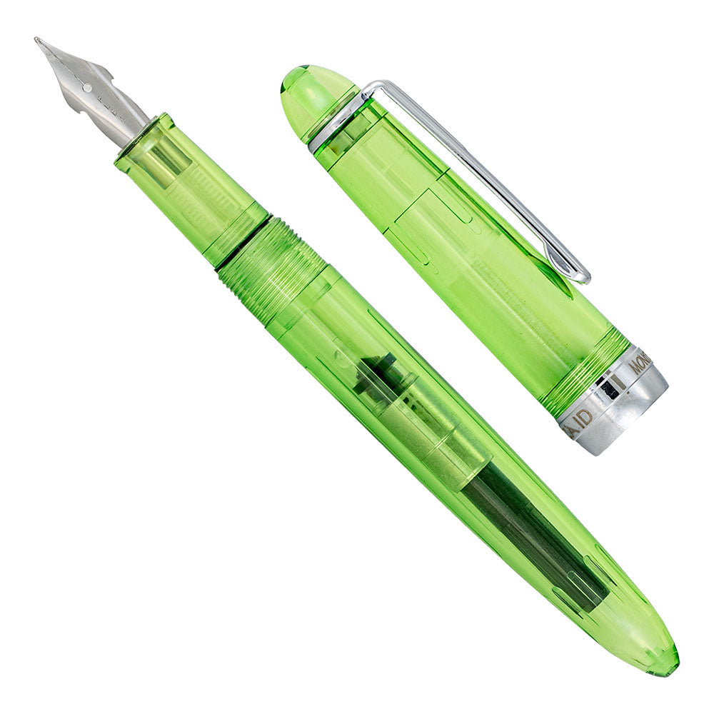 Monteverde Monza ID Green Fountain Pen Omniflex Nib