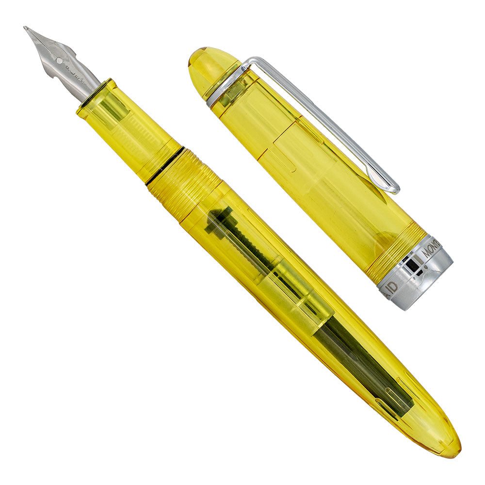 Monteverde Monza ID Yellow Fountain Pen Omniflex Nib