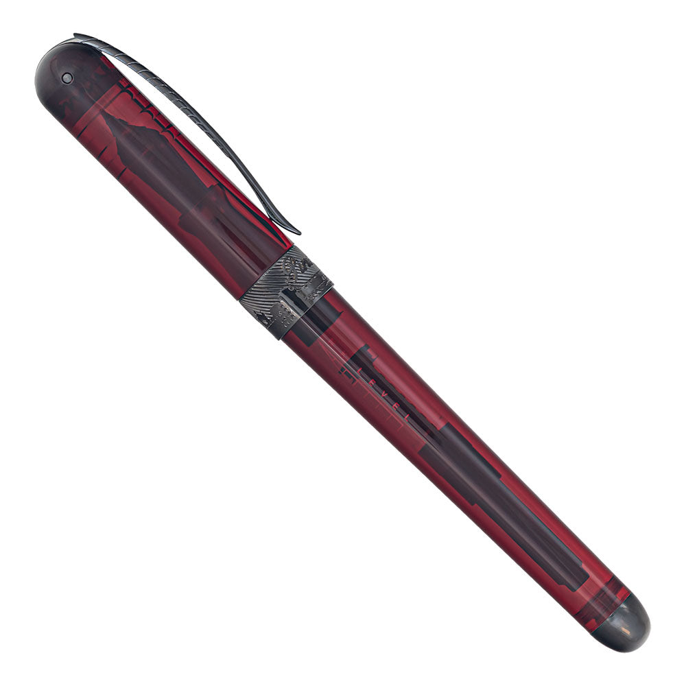 Pineider Avatar UR Demonstrator Black Trim Red Wine Fountain Pen