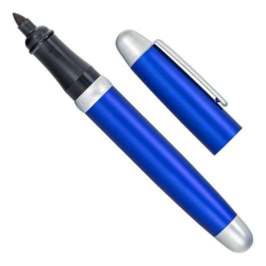 Sherpa Pen Cover Blue Aluminum with Satin Trim
