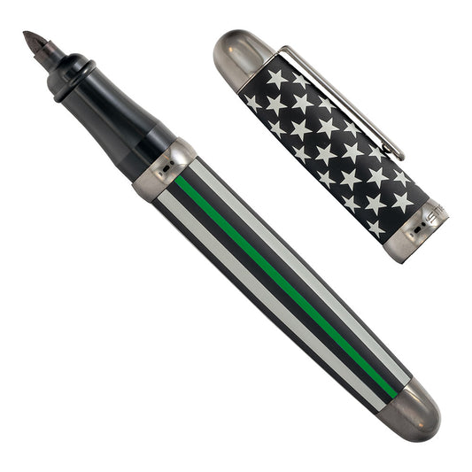 Sherpa Pen Cover Thin Green Line