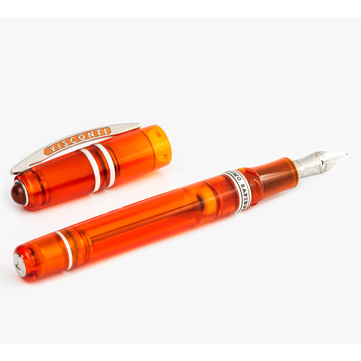 Visconti Homo Sapiens Demo Stones Fountain Pen Mandarin Garnet
